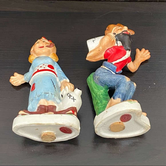 Vintage Kitchen Vintage Artmark Hobo Peasant Salt Pepper Shaker